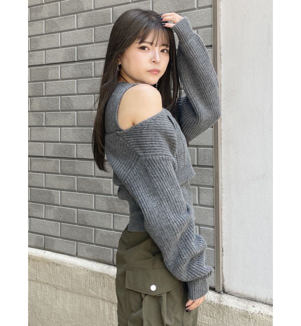 MURUA「2wayニットセットプルオーバー」|ニット・セーター|