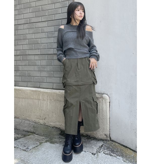 MURUA「2wayニットセットプルオーバー」|ニット・セーター|