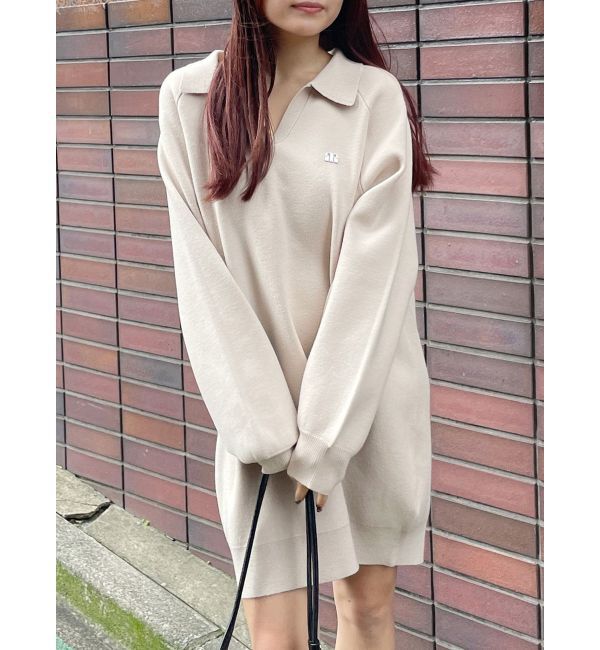 MURUA「スキッパーミニワンピース」|ワンピース|アイボリー