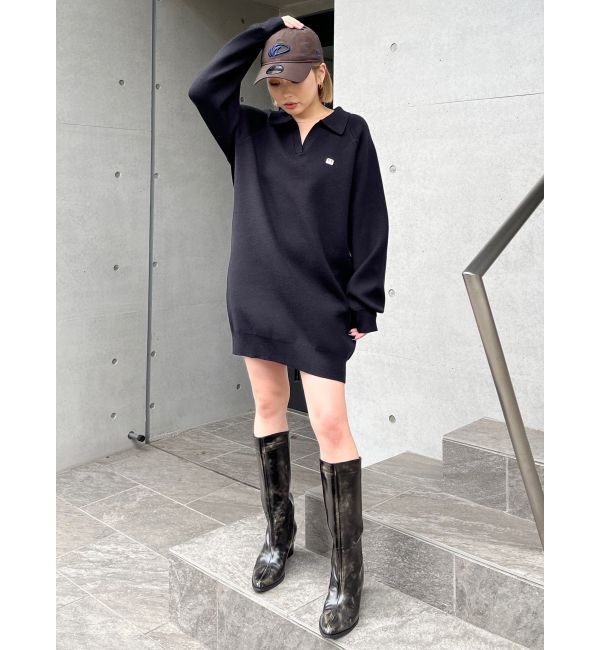 MURUA「スキッパーミニワンピース」|ワンピース|