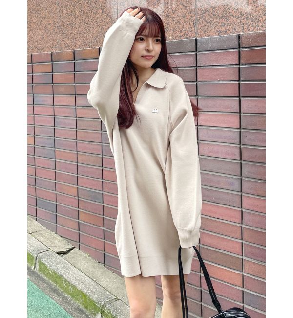 MURUA「スキッパーミニワンピース」|ワンピース|