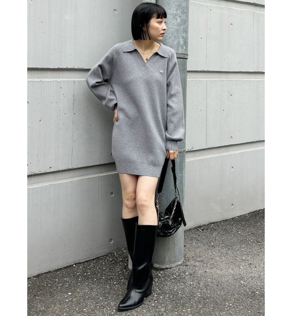 MURUA「スキッパーミニワンピース」|ワンピース|