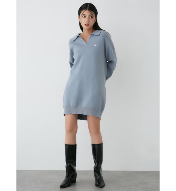 MURUA「スキッパーミニワンピース」|ワンピース|