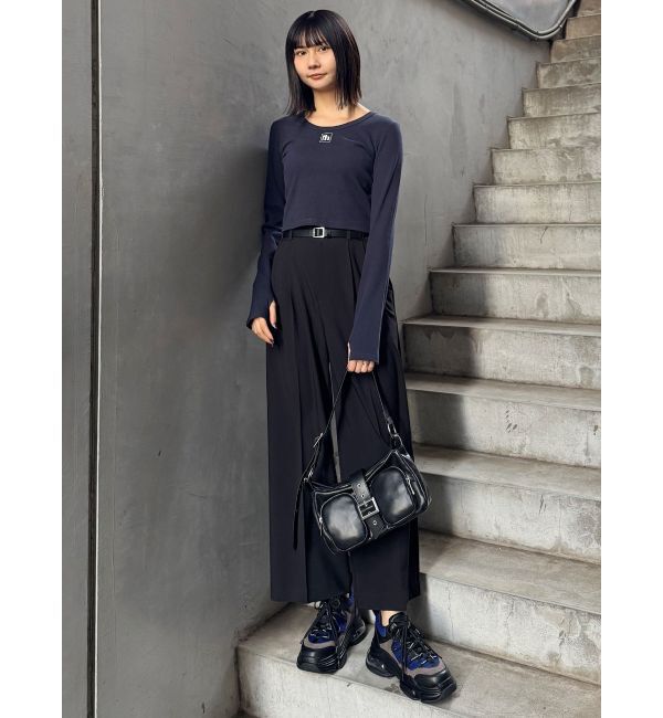 MURUA「マークロゴクロップドトップス」|Tシャツ・カットソー|