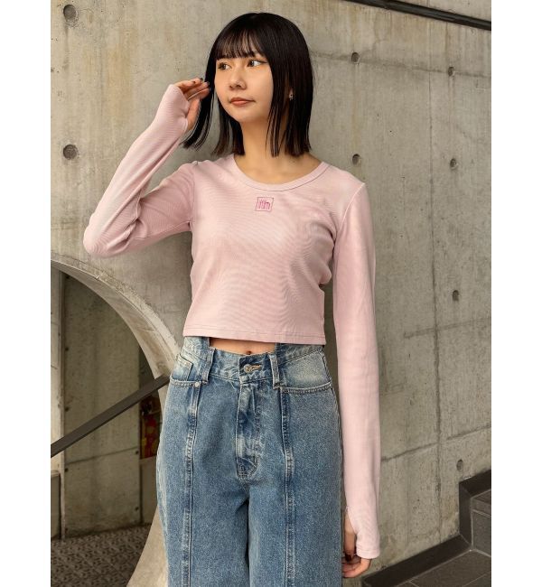 MURUA「マークロゴクロップドトップス」|Tシャツ・カットソー|