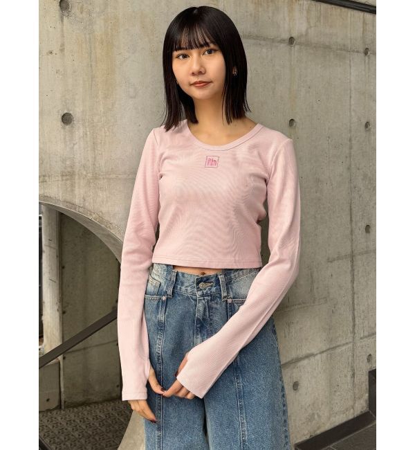 MURUA「マークロゴクロップドトップス」|Tシャツ・カットソー|