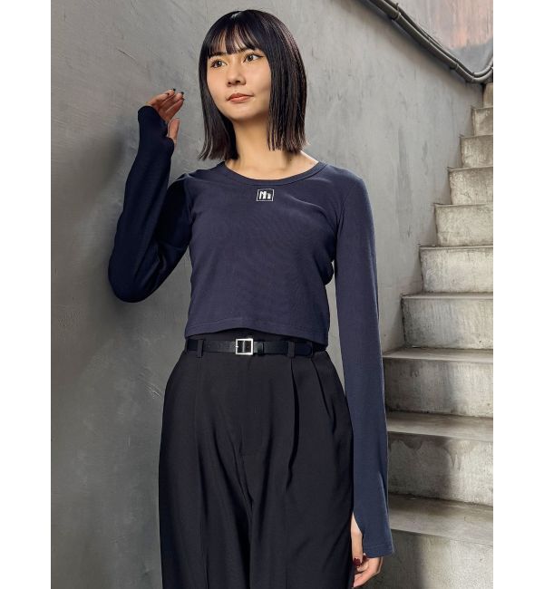 MURUA「マークロゴクロップドトップス」|Tシャツ・カットソー|