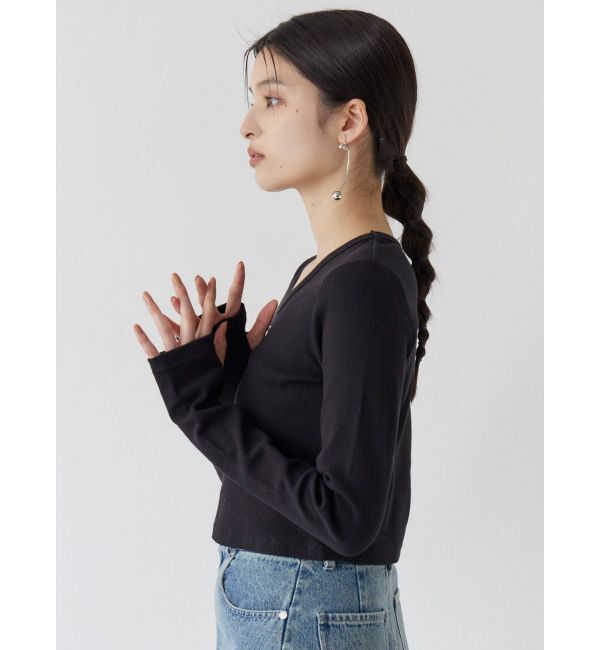 MURUA「マークロゴクロップドトップス」|Tシャツ・カットソー|