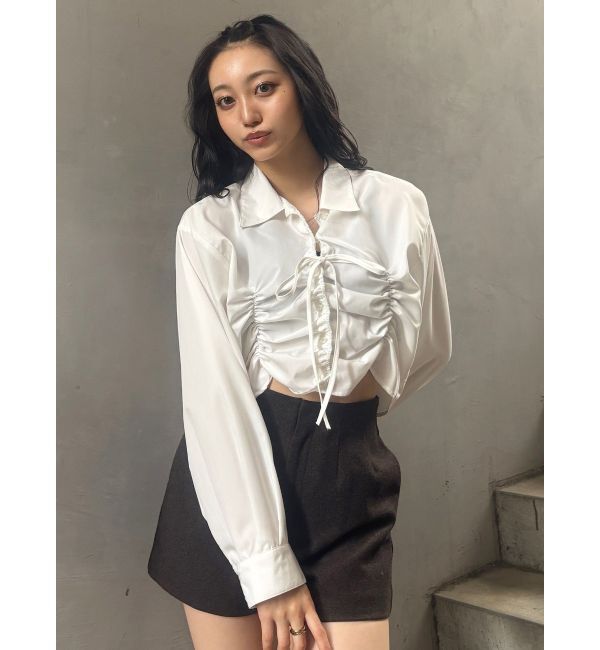 MURUA「2WAYギャザーシャツ」|シャツ・ブラウス|