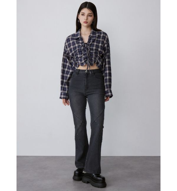 MURUA「2WAYギャザーシャツ」|シャツ・ブラウス|