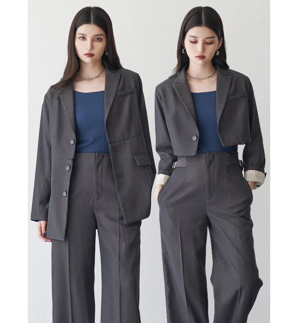 MURUA「2wayレングステーラードジャケット【セットアップ着用可】」|テーラードジャケット|