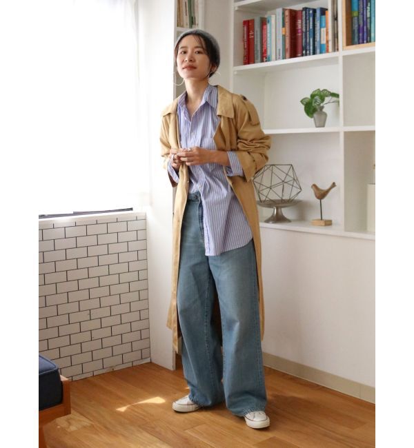 Ungrid「ショルダーギャザールーズシャツ」|シャツ・ブラウス|