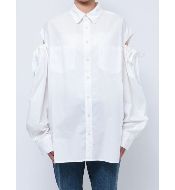 Ungrid「ショルダーギャザールーズシャツ」|シャツ・ブラウス|