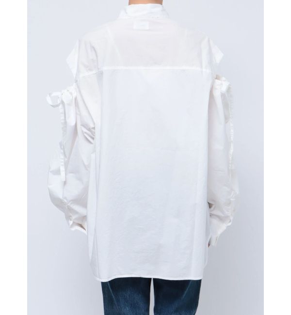 Ungrid「ショルダーギャザールーズシャツ」|シャツ・ブラウス|
