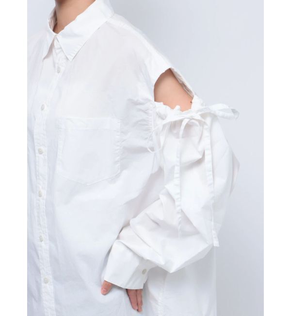 Ungrid「ショルダーギャザールーズシャツ」|シャツ・ブラウス|