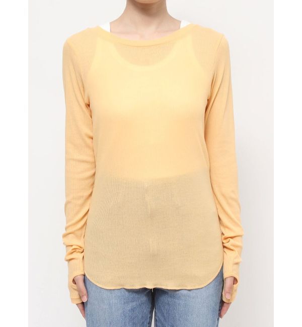Ungrid「シアーフィットロングスリーブTee」|Tシャツ・カットソー|