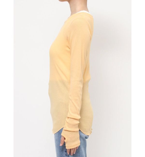 Ungrid「シアーフィットロングスリーブTee」|Tシャツ・カットソー|