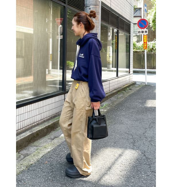 Ungrid「【WEB限定】ショートロゴプリントパーカー」|パーカー|