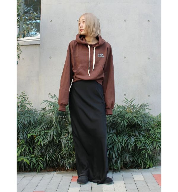 Ungrid「【WEB限定】ショートロゴプリントパーカー」|パーカー|