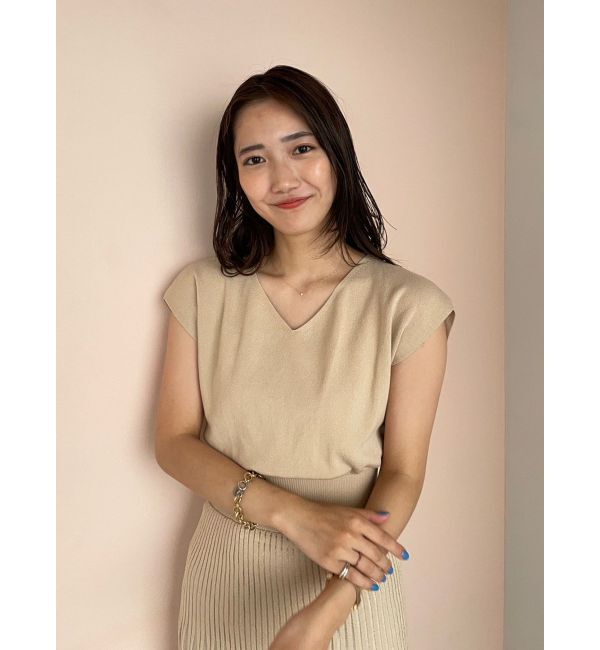 LAGUNAMOON「シアーパターンニットワンピース」|ワンピース|