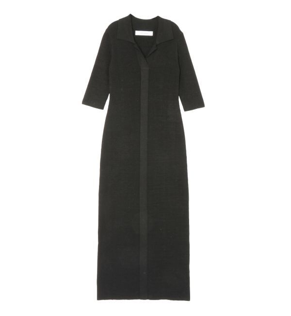 LAGUNAMOON「カラーネックハーフスリーブニットワンピース」|ワンピース|