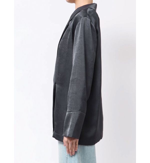 LAGUNAMOON「サテンオーバージャケット」|テーラードジャケット|