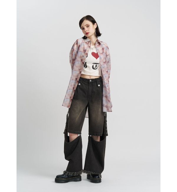 jouetie「2WAYレングスウエスタンデニム【セットアップ対応】」|デニム|