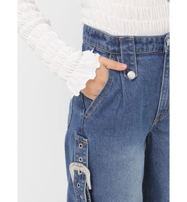 jouetie「2WAYレングスウエスタンデニム【セットアップ対応】」|デニム|