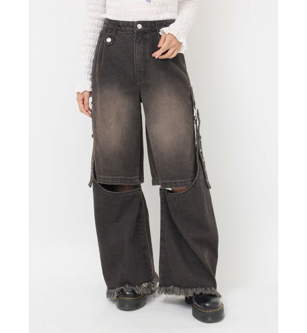 jouetie「2WAYレングスウエスタンデニム【セットアップ対応】」|デニム|