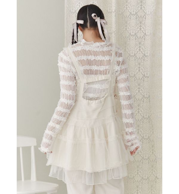 merry jenny「fluffy frill tops」|Tシャツ・カットソー|