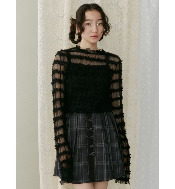 merry jenny「fluffy frill tops」|Tシャツ・カットソー|