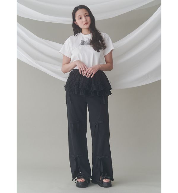 merry jenny「cat frill tee」|Tシャツ・カットソー|