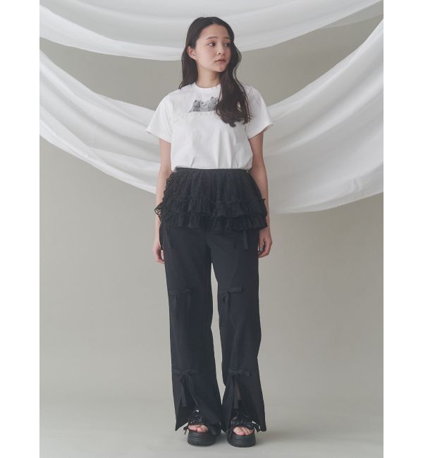 merry jenny「cat frill tee」|Tシャツ・カットソー|