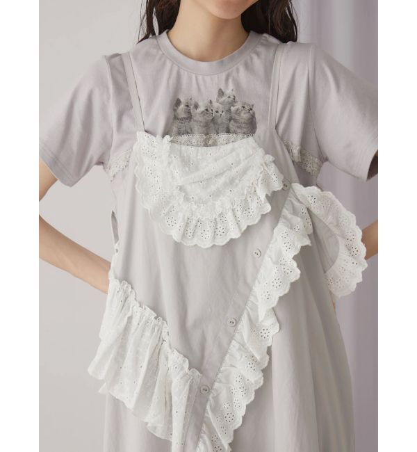 merry jenny「cat frill tee」|Tシャツ・カットソー|
