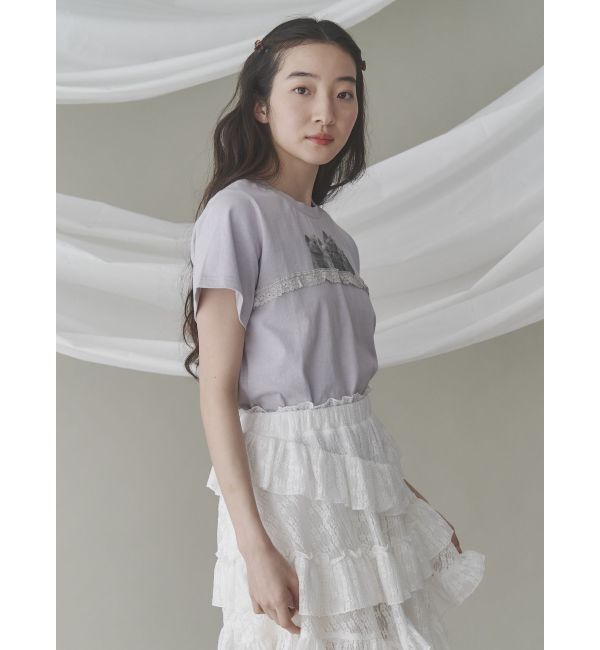 merry jenny「cat frill tee」|Tシャツ・カットソー|