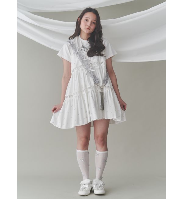 merry jenny「cat frill tee」|Tシャツ・カットソー|