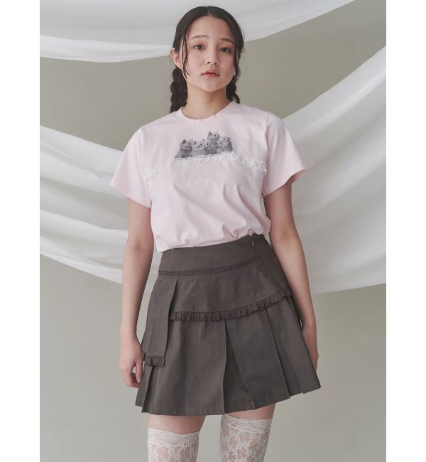 merry jenny「cat frill tee」|Tシャツ・カットソー|
