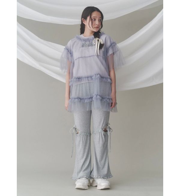 merry jenny「cat frill tee」|Tシャツ・カットソー|