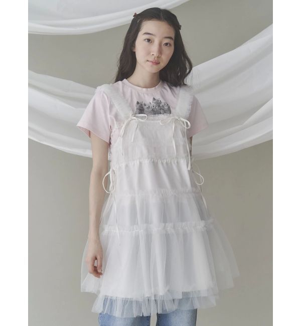 merry jenny「cat frill tee」|Tシャツ・カットソー|