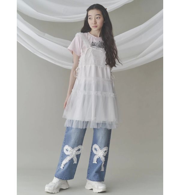 merry jenny「cat frill tee」|Tシャツ・カットソー|