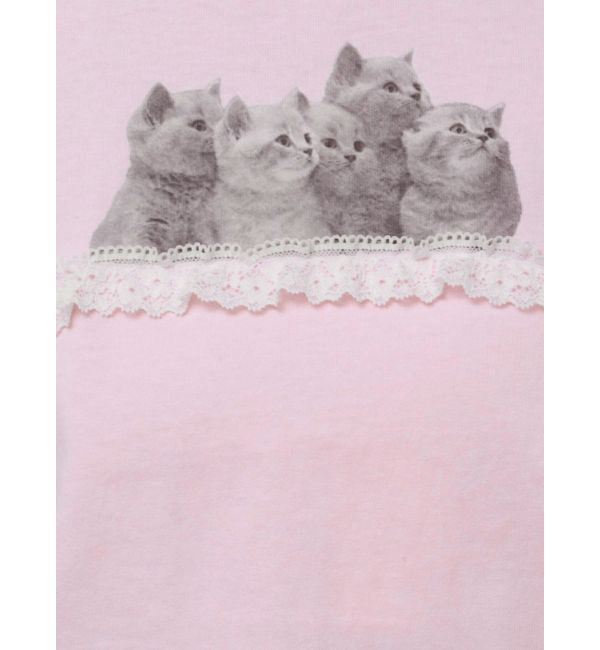 merry jenny「cat frill tee」|Tシャツ・カットソー|
