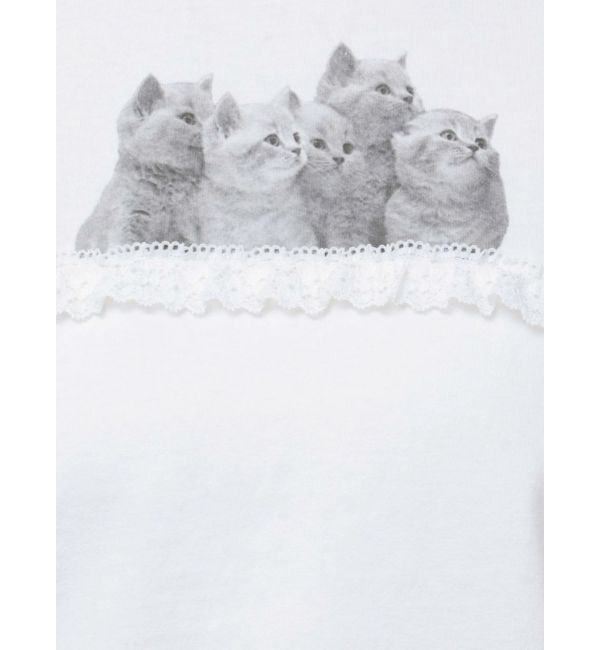 merry jenny「cat frill tee」|Tシャツ・カットソー|