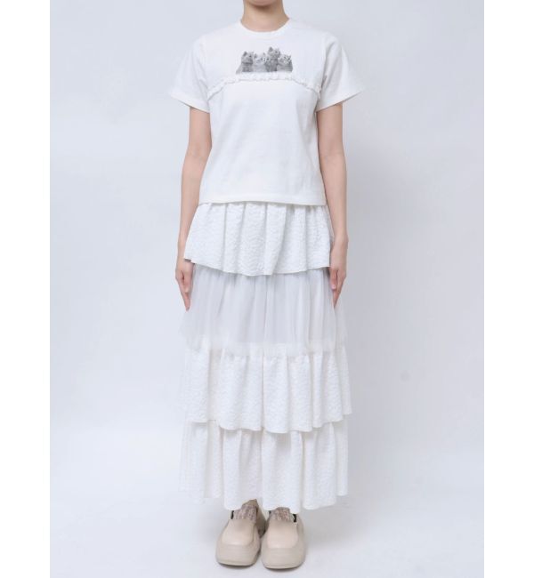 merry jenny「cat frill tee」|Tシャツ・カットソー|