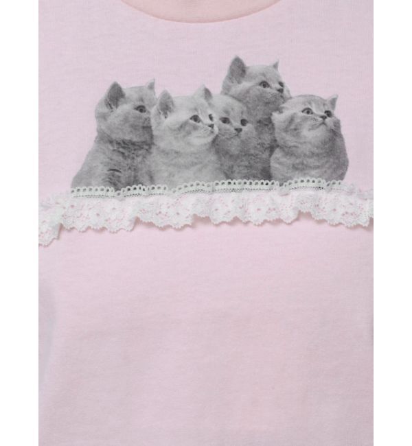 merry jenny「cat frill tee」|Tシャツ・カットソー|