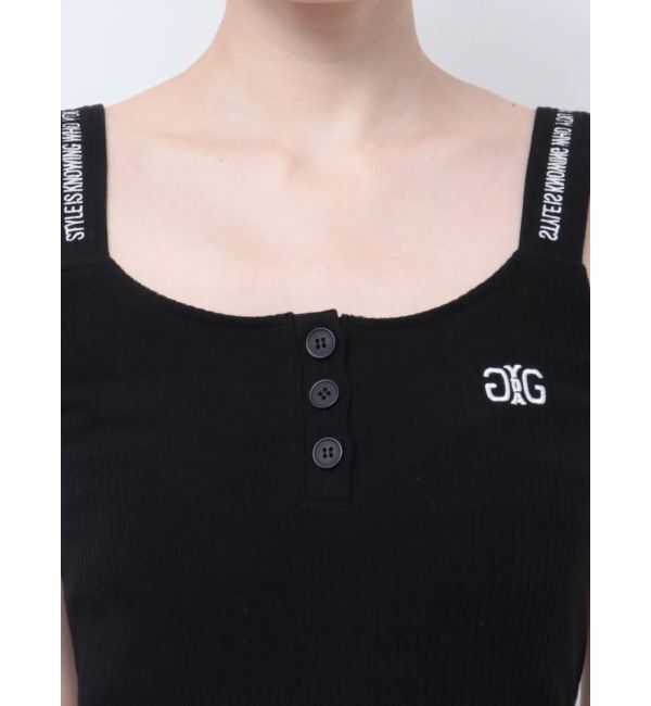 GYDA「フロントボタンSymmetryGYDAキャミロングワンピース」|ワンピース|