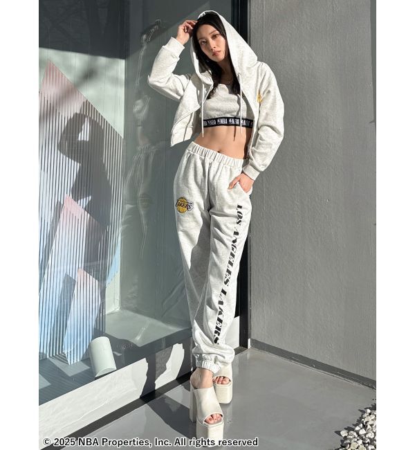 GYDA「NBA STONEスウェットショートパーカー」|パーカー|