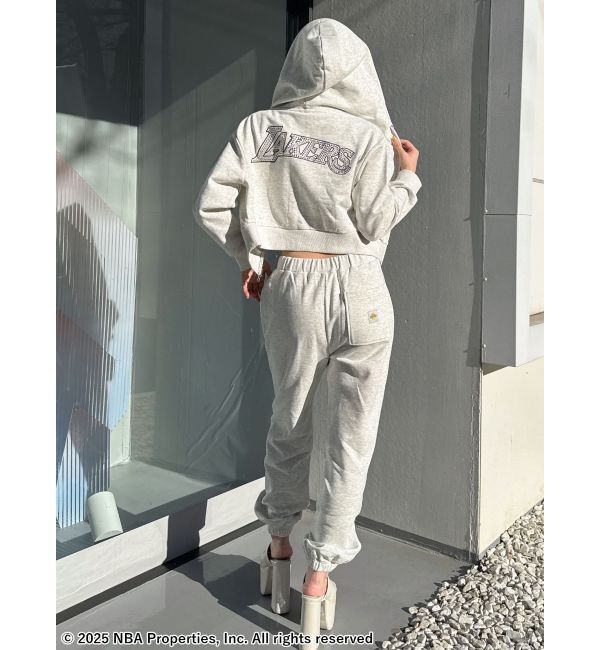 GYDA「NBA STONEスウェットショートパーカー」|パーカー|