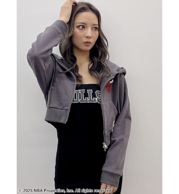 GYDA「NBA STONEスウェットショートパーカー」|パーカー|