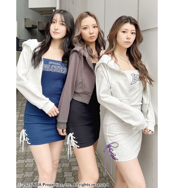 GYDA「NBA STONEスウェットショートパーカー」|パーカー|