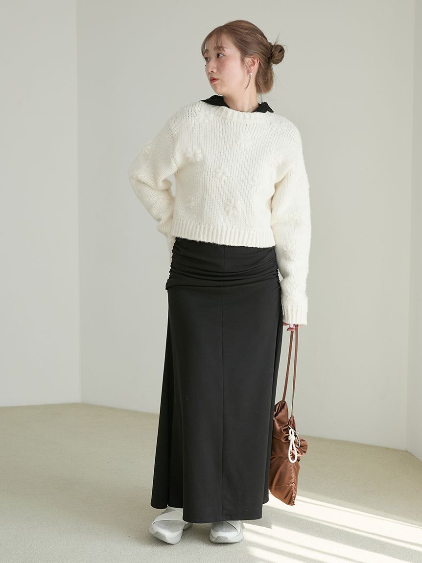 emmi atelier「カットソーフーディーワンピース」|ワンピース|